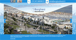 Desktop Screenshot of borghesihotel.it